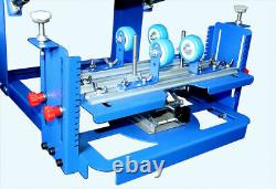 12x9 inch Manual Cylinder Screen Printing Press Machine for 3''diameter Item