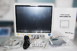 15'' Portable Vital Signs ICU Patient Monitor Touch Screen+printer+Etco2+2-IBP