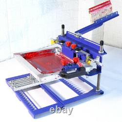 170mm Diameter Curved Screen Printing Machine Manual Press Printer