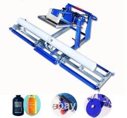 180mm Dia Curved Screen Printing Machine for Tube/Bar Manual Push-pull Structure