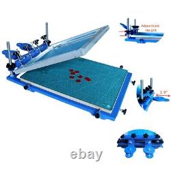 18x24'' 1 Color Desktop 3Way Micro-registration Screen Printing Machine DIY Tool