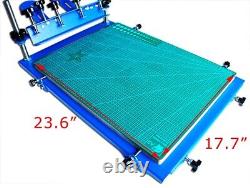 18x24'' 1 Color Desktop 3Way Micro-registration Screen Printing Machine DIY Tool