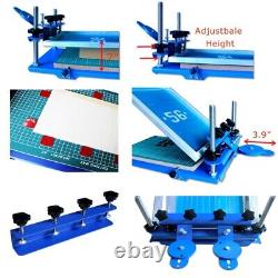 18x24'' 1 Color Desktop 3Way Micro-registration Screen Printing Machine DIY Tool