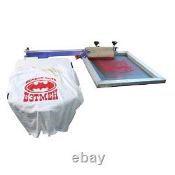 1Color Screen Printing Machine Movable Screen Frame Clamp Tabletop Press Printer