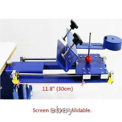 1 Color 1Station Screen Printing machine Floor Type Press Printer Movable Screen