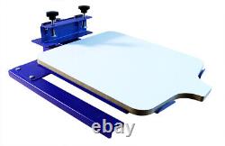 1 Color 1 Station Screen Printing Machine Shirt DIY Press with Spin Away Design