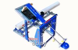 1 Color Curved Screen Printing Machine Tube Bottle Arc Screen Press 7/180 mm