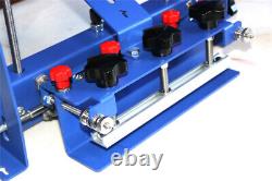 1 Color Desktop Screen Printing Machine Precision Clamp Press Printing Head