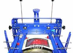 1 Color Hat Press Printer Screen Printing Machine Safety Helmet cambered surface