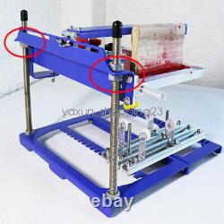 1 Color Manual Cylinder Press Printer Surface Curved Screen Printing Machine