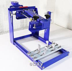 1 Color Manual Cylinder Screen Printing Machine Curved Press for Pen/Cup/Bottle