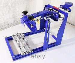 1 Color Manual Cylinder Screen Printing Machine Curved Press for Pen/Cup/Bottle