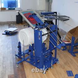 1 Color Manyal Cylinder Press Printer Floor Type Bucket Screen Printing Machine