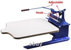 1 Color Screen Printing Kit Start Hobby Shirt Press Machine Ink Squeegee Supply
