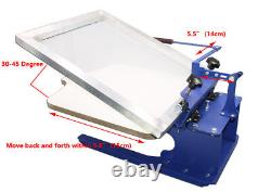 1 Color Screen Printing Kit Start Hobby Shirt Press Machine Ink Squeegee Supply