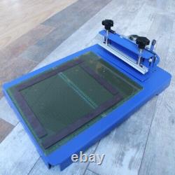 1 Color Screen Printing Machine 360° Rotary Screen Holder Tabletop Press Printer