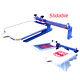 1 Color Screen Printing Machine Horizontal Moved Screen Holder