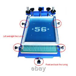 1 Color Screen Printing Machine Micro-registration Press Printer 12x18 Plate