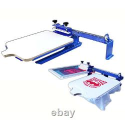 1 Color Screen Printing Machine Parallel Translation Screen Holder