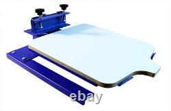 1 Color Screen Printing Machine Press Printer Rotary Holder