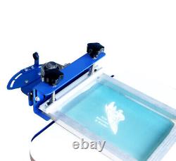 1 Color Screen Printing Machine Printer DIY Press Board Rotary Screen Holder