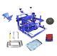 1 Color Screen Printing Machine For Hat /helmet / Busketball Cambered Surface