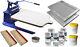 1 Color Screen Printing Star Hobby Kit Press Machine & Ink Squeegee Press Tools