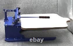 1 Color Screen Printing Star Hobby Kit Press Machine & Ink Squeegee Press Tools