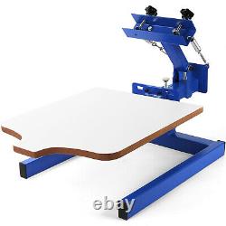 1 Couleur 1 Plateaux Presse Machine Table Réglages Silkscreen de Sérigraphie