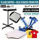 1 Station 4 Color Silk Screen Printing Machine Flash Dryer T-shirt Equipment Diy