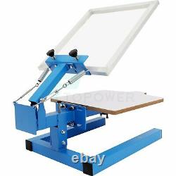 1 Station Silk Screen Printing Machine DIY T-Shirt Press Printer Single Color