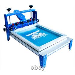 20 x 24 Screen Printing Machine Vacuum Pallet Foot Switch Micro-adjust Press