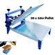 20x24in Pallet Vacuum Silk Screen Printing Machine Micro-adjust Screen Printer