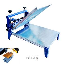 20x24in Pallet Vacuum Silk Screen Printing Machine Micro-adjust Screen Printer