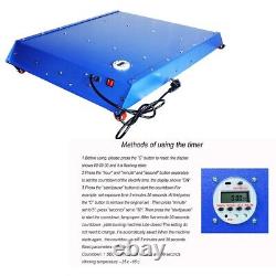 24''28'' Movable Screen Printing LED UV Exposure Unit with Timer 365nm 110V