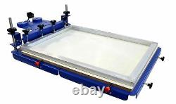30x24 Large Platen Screen Printing Machine Micro-registration 1 Color Printer