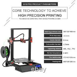 3D Printers Touch Screen Large 300300400mm Metal Frame Desktop Printer Machine