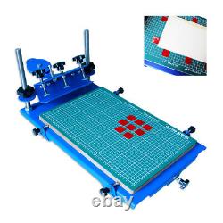 3D Single Color Screen Printing Machine Micro-Registration Printer 17.5x11.5Inch
