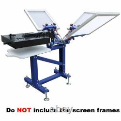 3 Color 1 Station Floor Type Screen Printing Machine with Rotary Dryer Shirt DIY