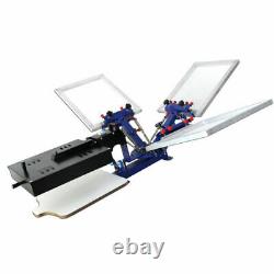 3 Color 1 Station Screen Printing Machine with Flash Dryer Combine Press Tool