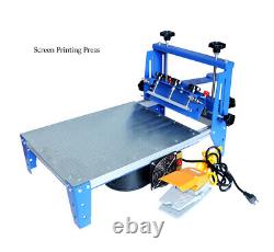 3 Directions Micro-adjustable Vacuum Screen Printing Press Printer with Pallet