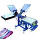 3 Color 1 Station Screen Printing Machine Micro-registration Ribbon Press +dryer