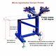4color 1station Screen Printing Machine Adjust Shirt Press Printer With Stand