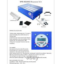 4 15W Screen Printing Exposure Unit UV Light Curing for Screen Printer 18x12in