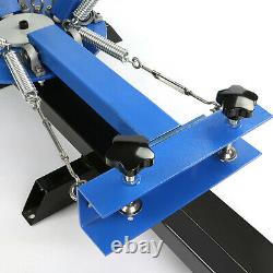 4 Color 1 Station Silk Screen Printing Machine 6 Pcs 156 Mesh Pressing Silk