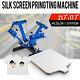 4 Color 1 Station Silk Screen Printing Machine Equipment T-shirt Press Printer