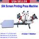 4 Color 1 Station Silk Screen Printing Press Machine Ca Pick Up