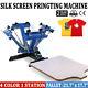 4 Color 1 Station Silk Screen Printing Press Machine Screening T-shirt Equipment