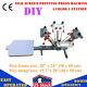 4 Color 1 Station Silk Screen Printing Press Machine With Micro Registration Usa