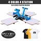 4 Color 4 Station Silk Screen Printing Machine T-shirt Press Equipment Diy